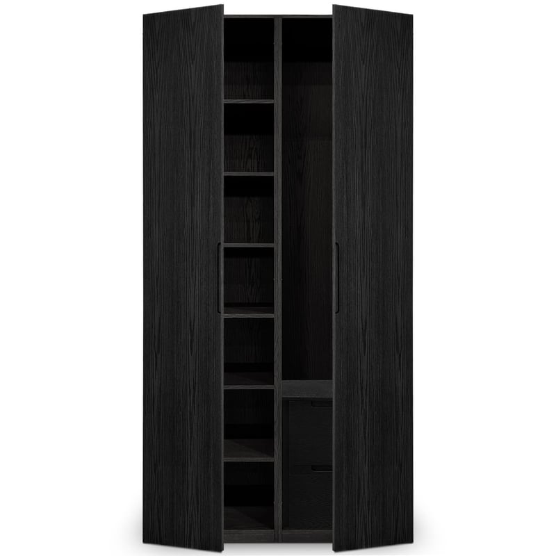 CABINET DOUBLE - FULL DOOR - Cabinet Double Onyx - Drawer set | Sold separately