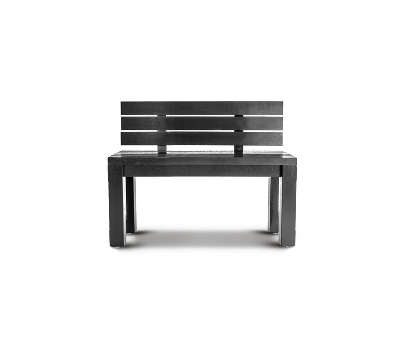 BENCH BACKREST - Black bench backrest - Full front