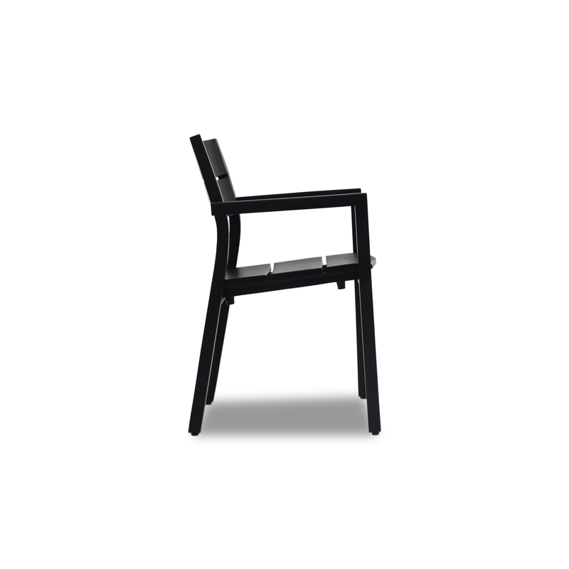 CHAIR - Black chair - Full Side