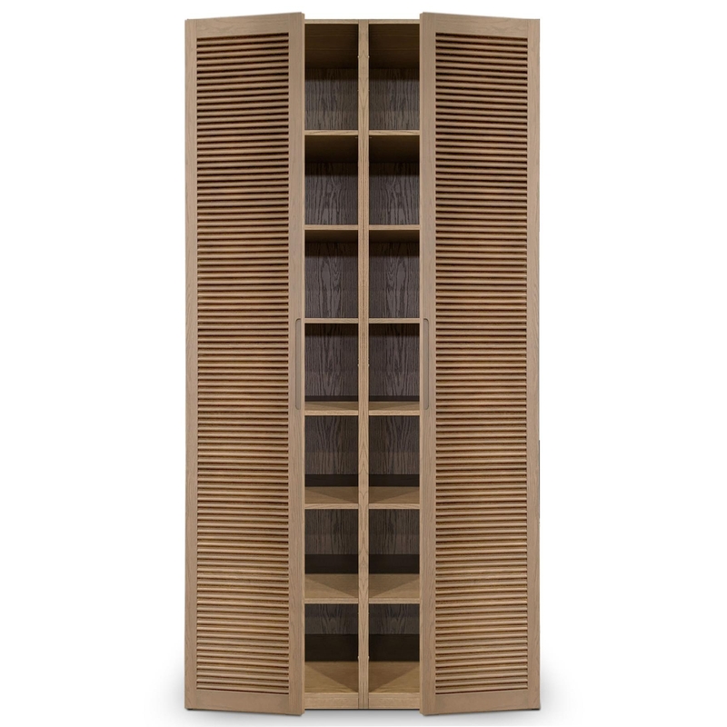 CABINET DOUBLE - LOUVER DOOR - Cabinet Single - Full Front Open