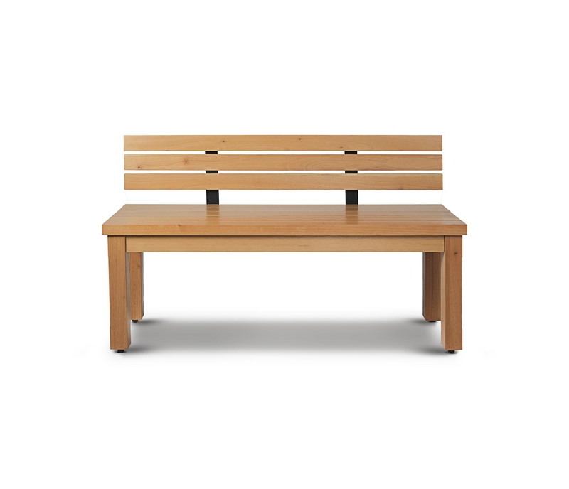 TALL BENCH BACKREST - Natural tall bench backrest - Full front