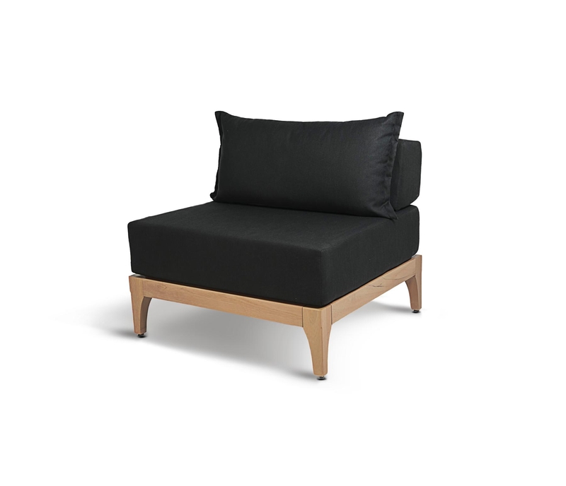 SOFA - Natural/Black Sofa - Full front