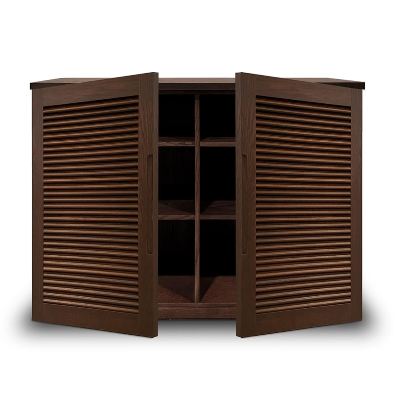 CABINET SIDEBOARD - LOUVER DOOR - Cabinet Sideboard - Full Front Open
