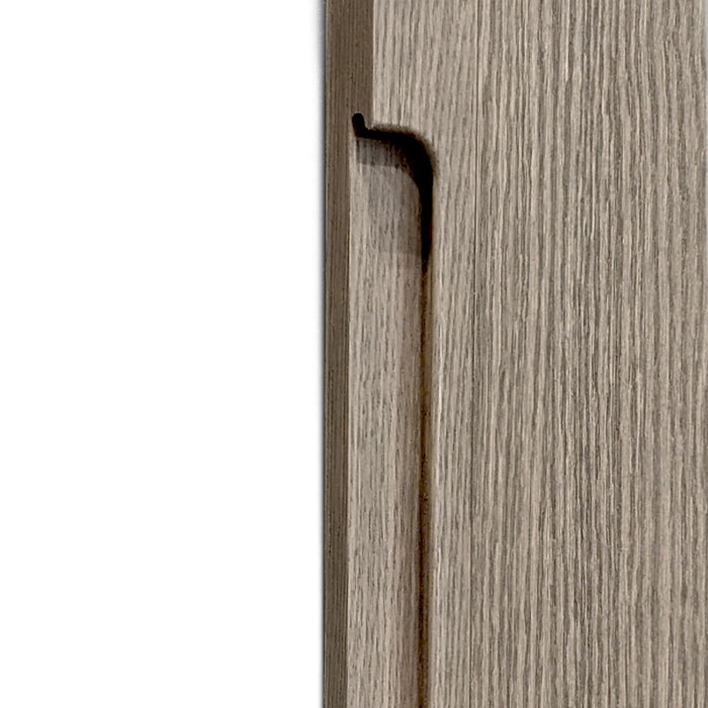 CABINET SIDEBOARD - FULL DOOR - Grooved Handle – Close Up
