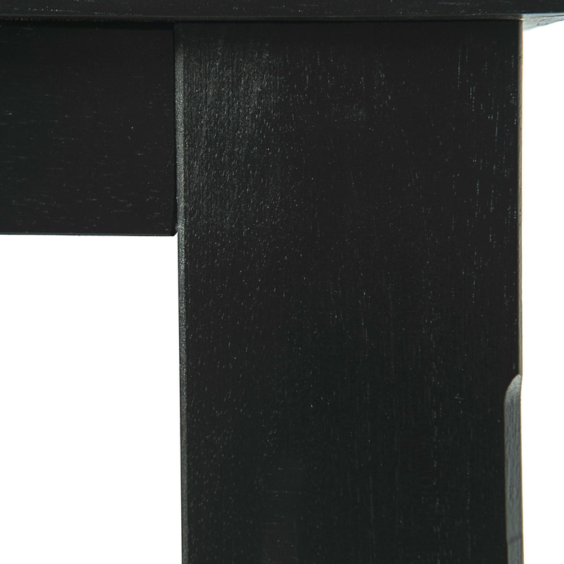 DINING TABLE 132'' - Black table 132 - Close up